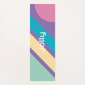 Retro Style Trendy Designed Yoga Mat ヨガマット (正面)