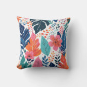 Retro style watercolor  クッション (正面)