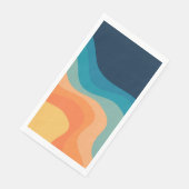 Retro style waves decoration (コーナー)