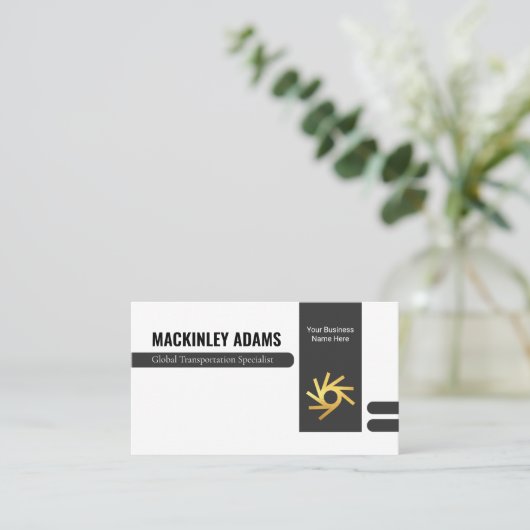 Retro Stylish Office Department Store Owner 名刺 (スタンド正面)