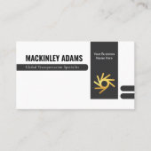 Retro Stylish Office Department Store Owner 名刺 (正面)