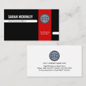 Retro Stylish Office Departmental Store Owner 名刺 (正面/裏面)