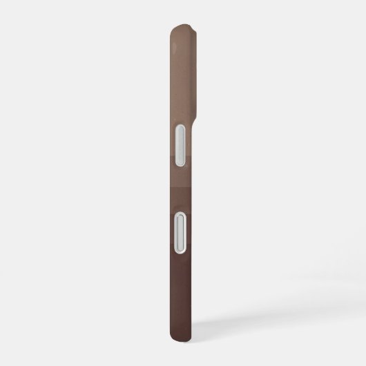 Retro Stylized Coffee Cup Art iPhone 16ケース (右側面)