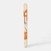 Retro Stylized Daisy Arrangement iPhone 16ケース (左側面)