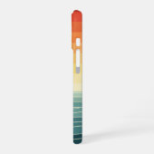 Retro Stylized Dolphin iPhone 16ケース (左側面)