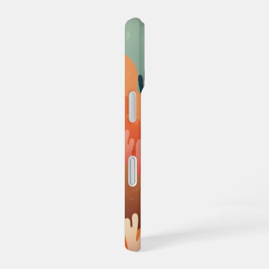 Retro Stylized Reef iPhone 16ケース (右側面)