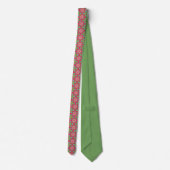 Retro Succulent Garden Neck Tie ネクタイ (裏面)
