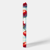 Retro Summer Cherry Phone Case Vibrant Red Cherrie Case-Mate iPhoneケース (裏面 / 右)