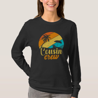 Retro Summer Family Vacation Vintage Beach Cousin  Tシャツ