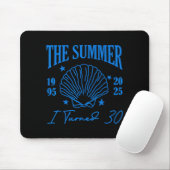 Retro Summer I Turn 30 Seashell Coastal Beach Summ マウスパッド (マウス)