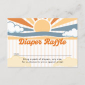 Retro Sun Diaper Raffle  エンクロージャーカード (正面)