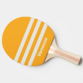 Retro Sun Kissed Three Across Striping with Name 卓球ラケット (横)