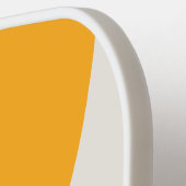 Retro Sun Kissed Three Circle Stripe with Name ピックルボールラケット (左詳細)