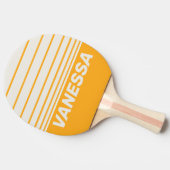 Retro Sun Kissed Three Horizon Striping with Name 卓球ラケット (横)