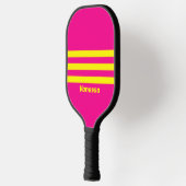 Retro Sun Soaked Three Across Striping with Name ピックルボールラケット (左)