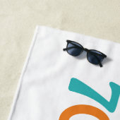 Retro Sunset 70 ビーチタオル (インサイチュ)
