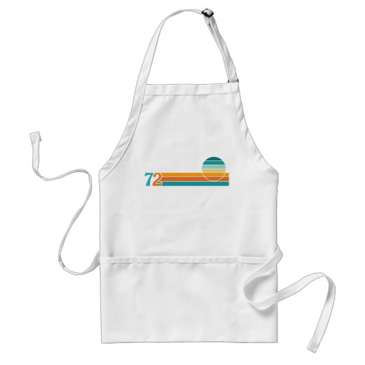 Retro Sunset 72 スタンダードエプロン (正面)