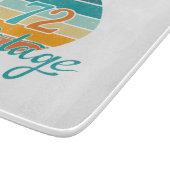 Retro Sunset 72 Vintage Distressed カッティングボード (角)