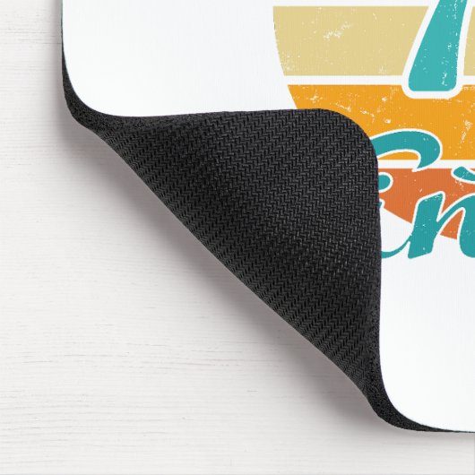 Retro Sunset 72 Vintage Distressed マウスパッド (コーナー)