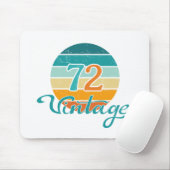 Retro Sunset 72 Vintage Distressed マウスパッド (マウス)