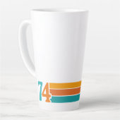 Retro Sunset 74 カフェラテマグ (左アングル)