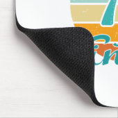 Retro Sunset 75 Vintage Distressed マウスパッド (コーナー)