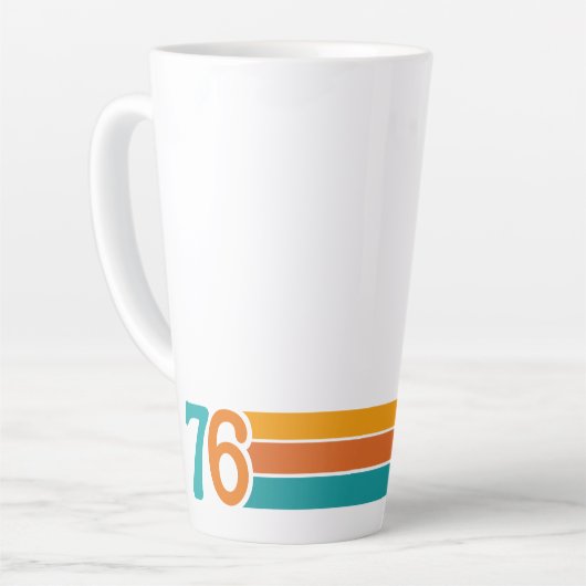 Retro Sunset 76 カフェラテマグ (左アングル)