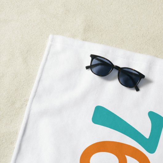 Retro Sunset 76 ビーチタオル (インサイチュ)