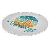 Retro Sunset 76 Vintage Distressed カッティングボード (角)