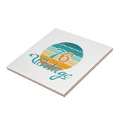 Retro Sunset 76 Vintage Distressed タイル (側面)