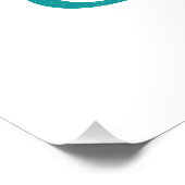 Retro Sunset 76 Vintage Distressed ポスター (コーナー)