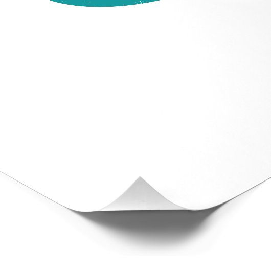 Retro Sunset 77 Vintage Distressed ポスター (コーナー)