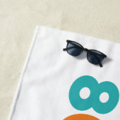 Retro Sunset 80 ビーチタオル (インサイチュ)