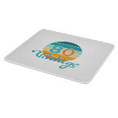 Retro Sunset 80 Vintage Distressed カッティングボード (角)
