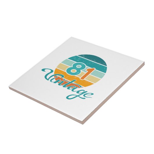 Retro Sunset 81 Vintage Distressed タイル (側面)