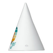 Retro Sunset 81 Vintage Distressed パーティーハット (右)