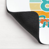 Retro Sunset 81 Vintage Distressed マウスパッド (コーナー)