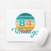 Retro Sunset 84 Vintage Distressed マウスパッド (マウス)