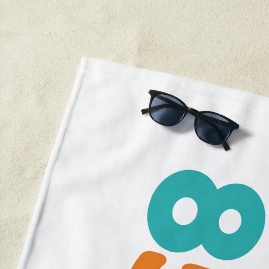 Retro Sunset 85 ビーチタオル (インサイチュ)