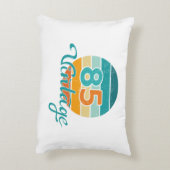 Retro Sunset 85 Vintage Distressed アクセントクッション (裏面(縦))