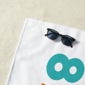 Retro Sunset 87 ビーチタオル (インサイチュ)