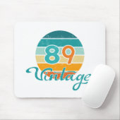 Retro Sunset 89 Vintage Distressed マウスパッド (マウス)