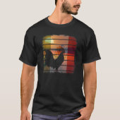Retro sunset game fowl Mexican Mexico flag gamefow Tシャツ (正面)