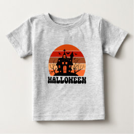 Retro Sunset Halloween ベビーTシャツ