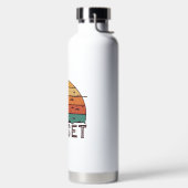 Retro Sunset Horizon Graphic Mug' ウォーターボトル (左面)