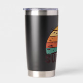 Retro Sunset Horizon Graphic Mug' 保温保冷タンブラー (右面)
