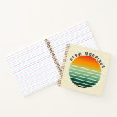 Retro Sunset Journal – Slow Mornings Cozy Writing  ノートブック (内部)