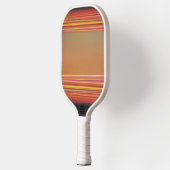 Retro Sunset Lines Aesthetic Pickleball Paddle ピックルボールラケット (左)