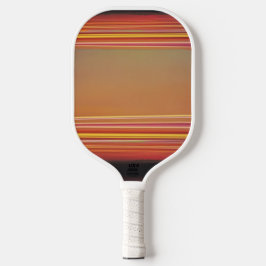 Retro Sunset Lines Aesthetic Pickleball Paddle ピックルボールラケット