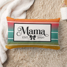 Retro Sunset Mama Custom Est. ランバークッション